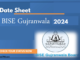 10th Class Date Sheet 2024 Gujranwala Board